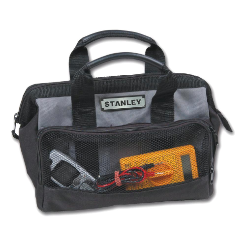 BLACK AND DECKER BORSA PER ATTREZZI 2 TASCHE 8 SCOMPARTI FONDO RINFORZATO